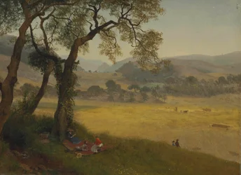 Un día dorado de verano cerca de Oakland
